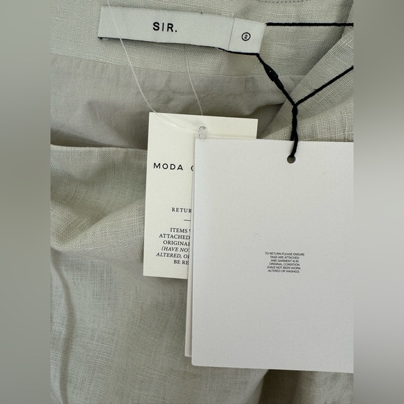 SIR Musee linen midi skirt - Picture 9 of 9